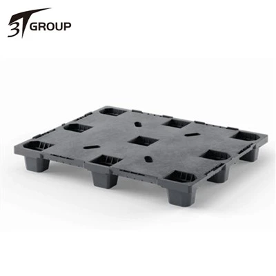 Pallet in plastica per stampaggio a iniezione monofacciale per impieghi gravosi a 4 vie