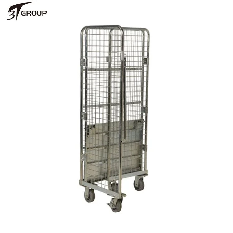 China Nestable steel roll container