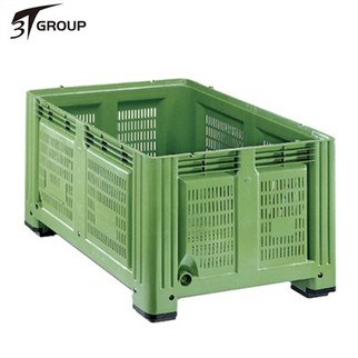 Scatola per pallet in plastica ventilata