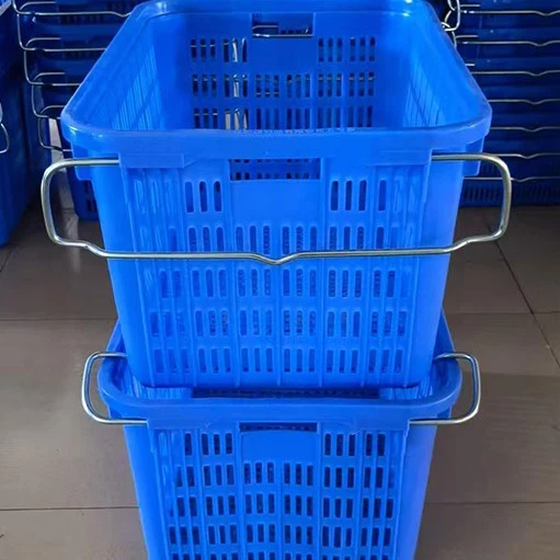 Nestable and Stackable Plastic Turnover Baskets 7 Nestable and Stackable Plastic Turnover Baskets 7