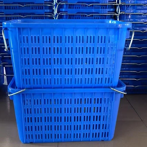 Nestable and Stackable Plastic Turnover Baskets 8 Nestable and Stackable Plastic Turnover Baskets 8