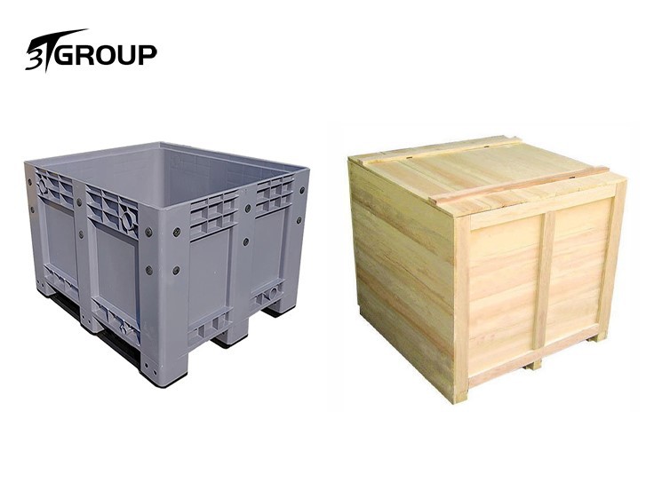 Logistic Solid Plastic Pallet Box 4 Logistic Solid Plastic Pallet Box 4